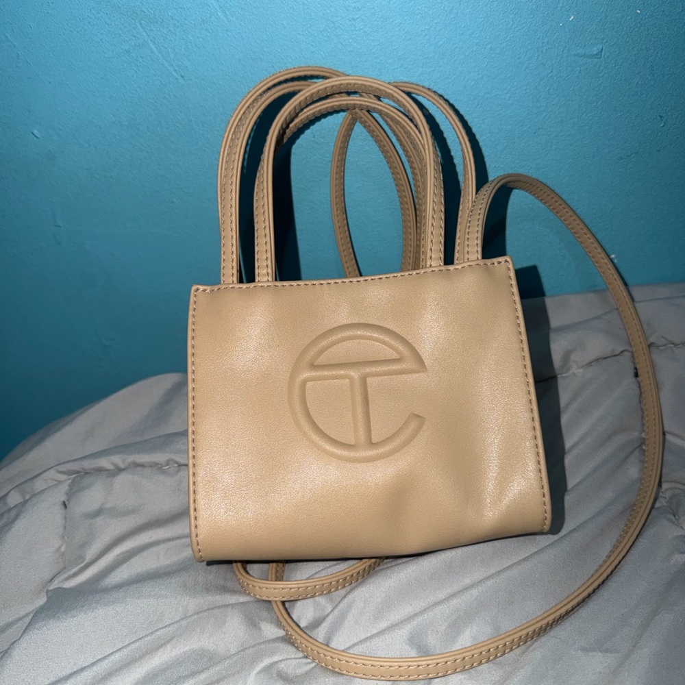 Telfar Cream Mini Bag